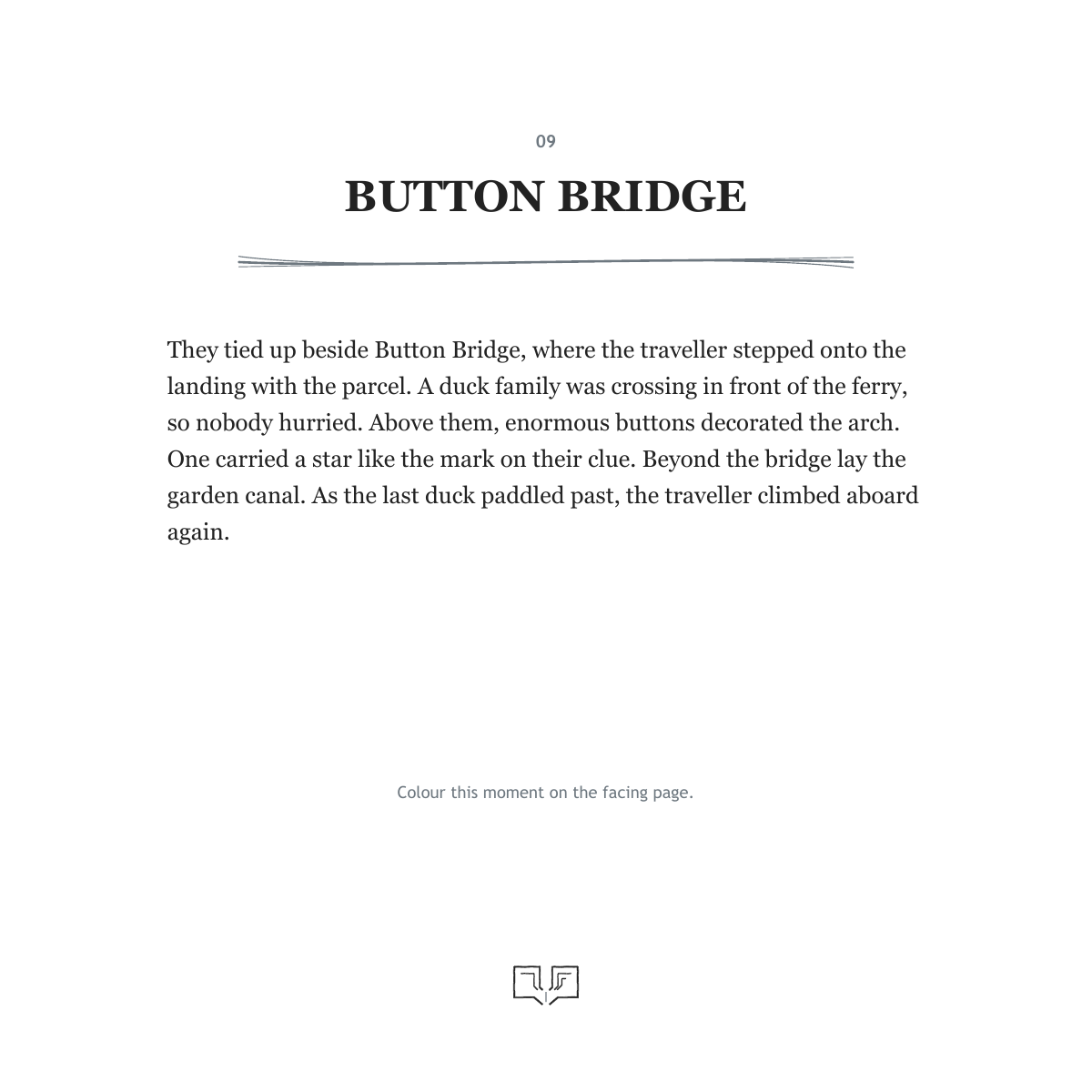 Button Bridge — actual story page